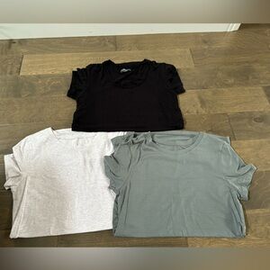 Gap Maternity Short Sleeve T-Shirt Bundle Purple Gray Black